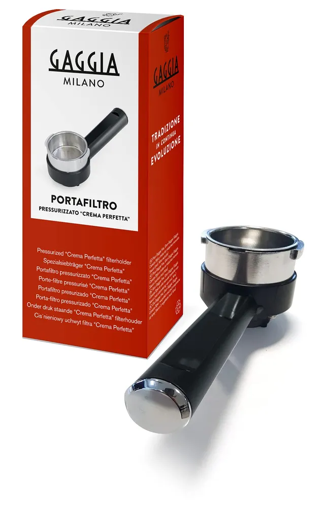 Gaggia Crema Perfetta Portafiltro Pressurizzato Nero Cilindrico