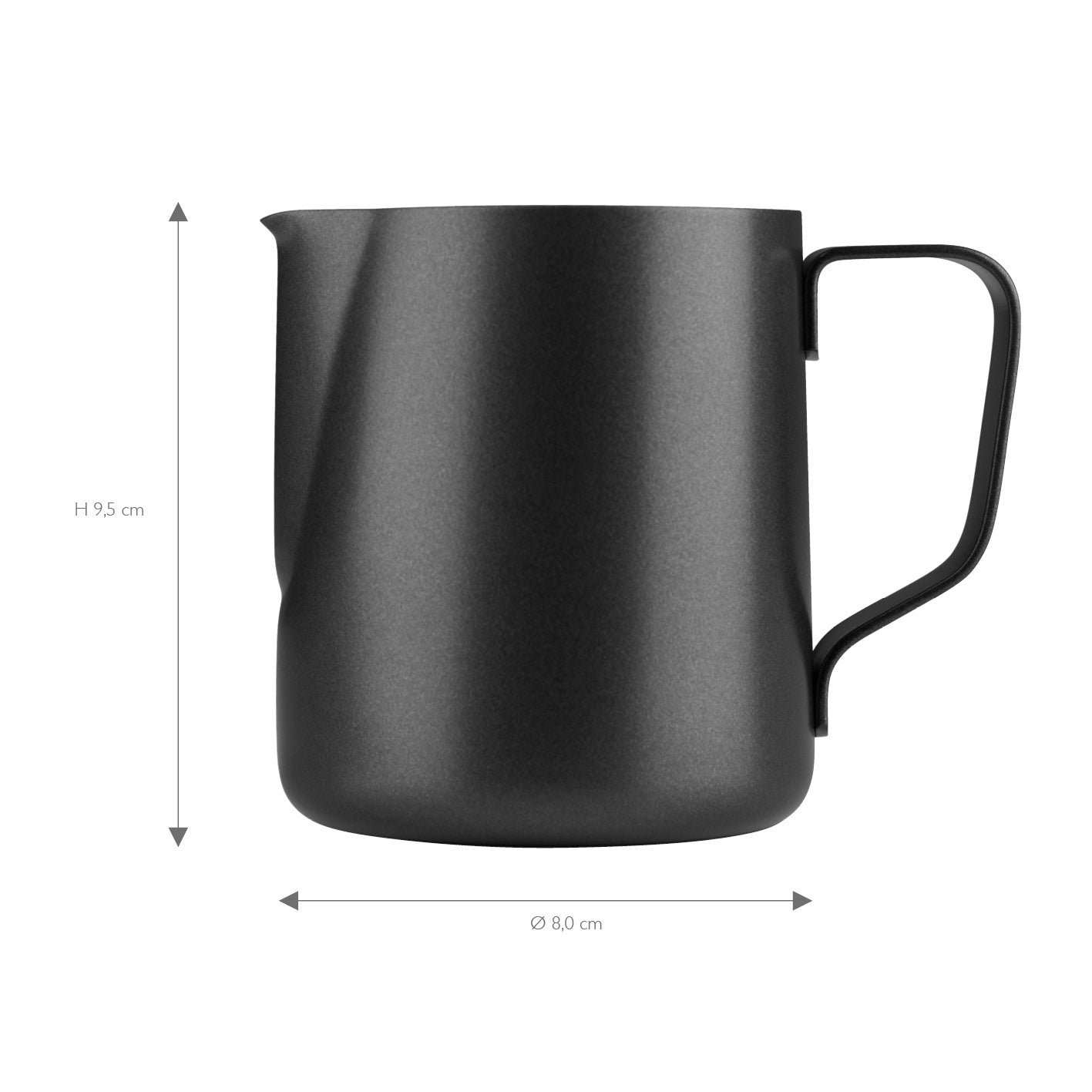 Beem lattiera acciaio 350 ml per cappuccino e latte art