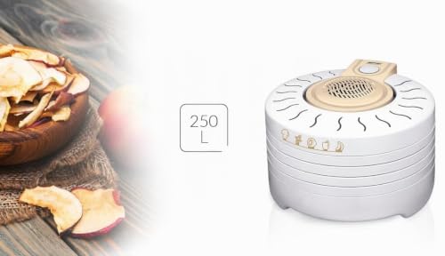 MPM MSG-03 Essiccatore Alimentare 4 Vassoi 28 cm 250W Bianco