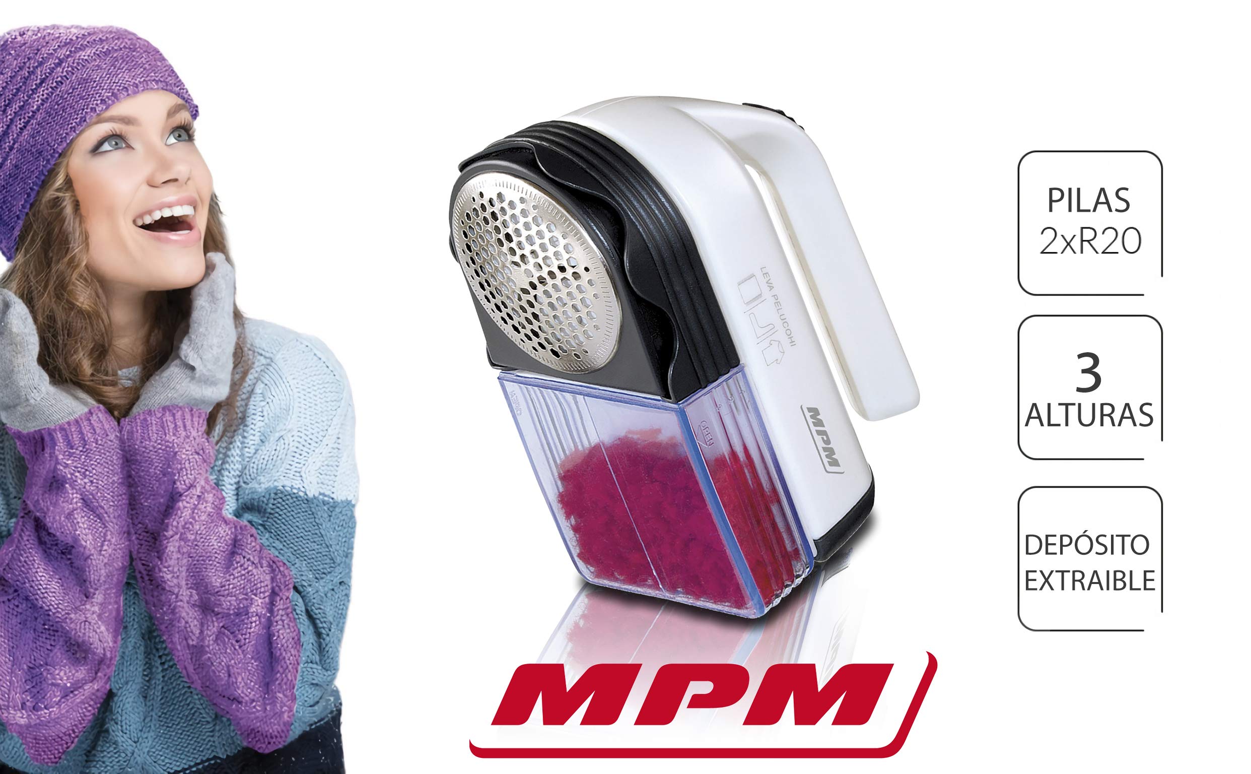 MPM LR-027-84 levapelucchi elettrico 3 altezze a batterie