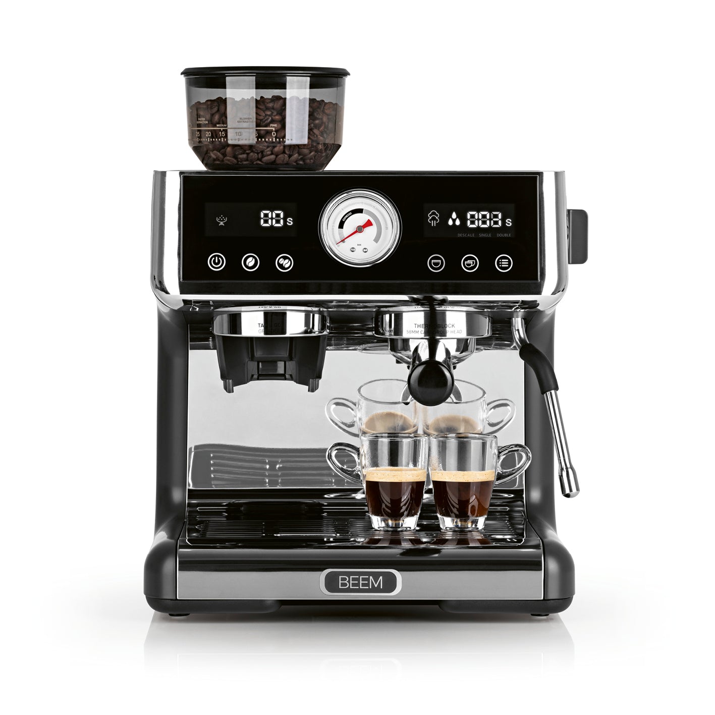 Beem Espresso-Grind-Expert macchina espresso 15 bar macinacaffè