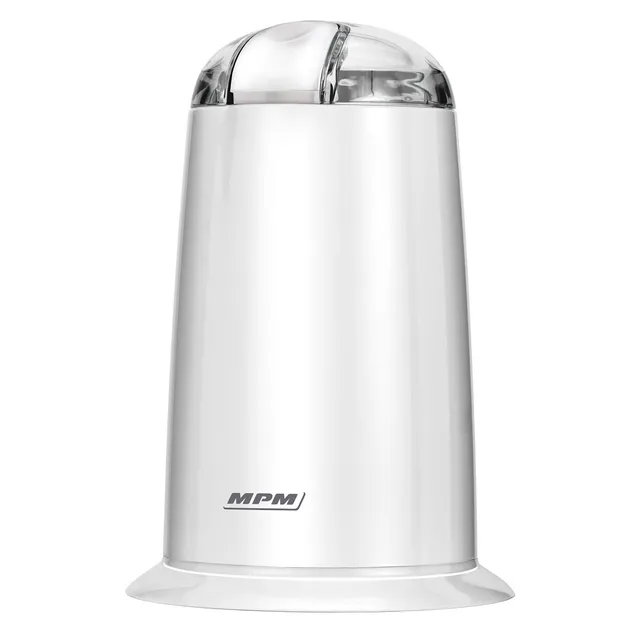 MPM MMK-07 Macinacaffè Elettrico 40 g Bianco 140W