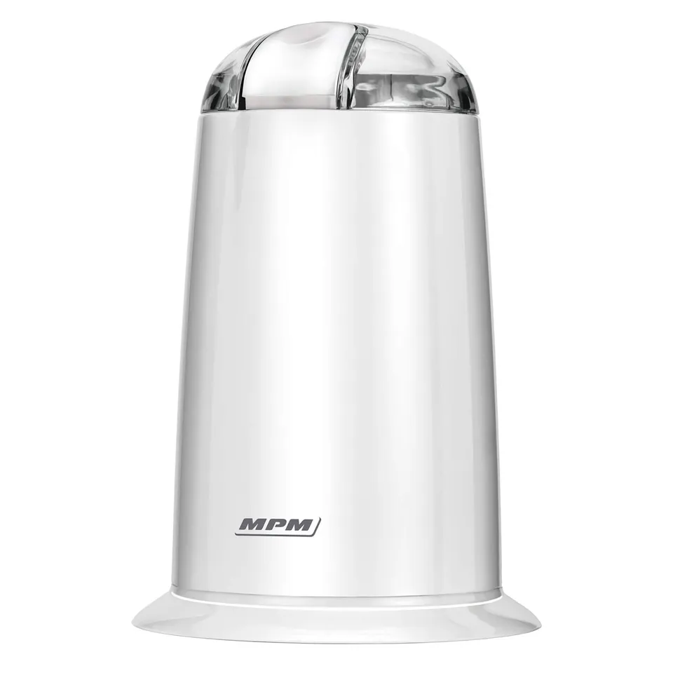 MPM MMK-07 Macinacaffè Elettrico 40 g Bianco 140W