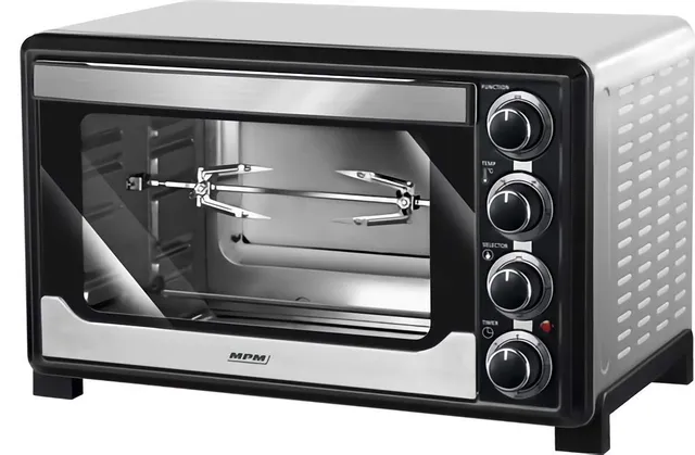 MPM MPE-06/T Forno Elettrico Ventilato 32 L 1600W Girarrosto