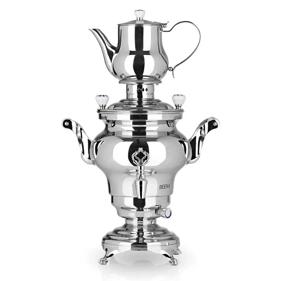 Beem Odessa samovar acciaio 3 L con teiera 1 L 1300 W