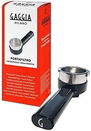 Gaggia Crema Perfetta Portafiltro Pressurizzato Nero Logo G