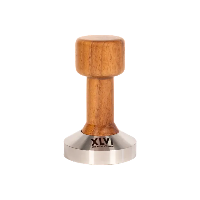 XLVI Accessori Pressino Legno di Noce pressacaffè barista