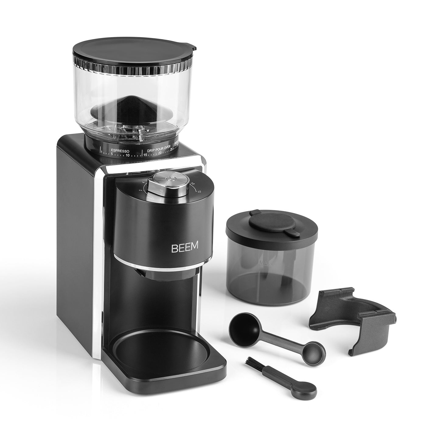 Beem Grind-Perfect Macinacaffè Elettrico 250 g Acciaio