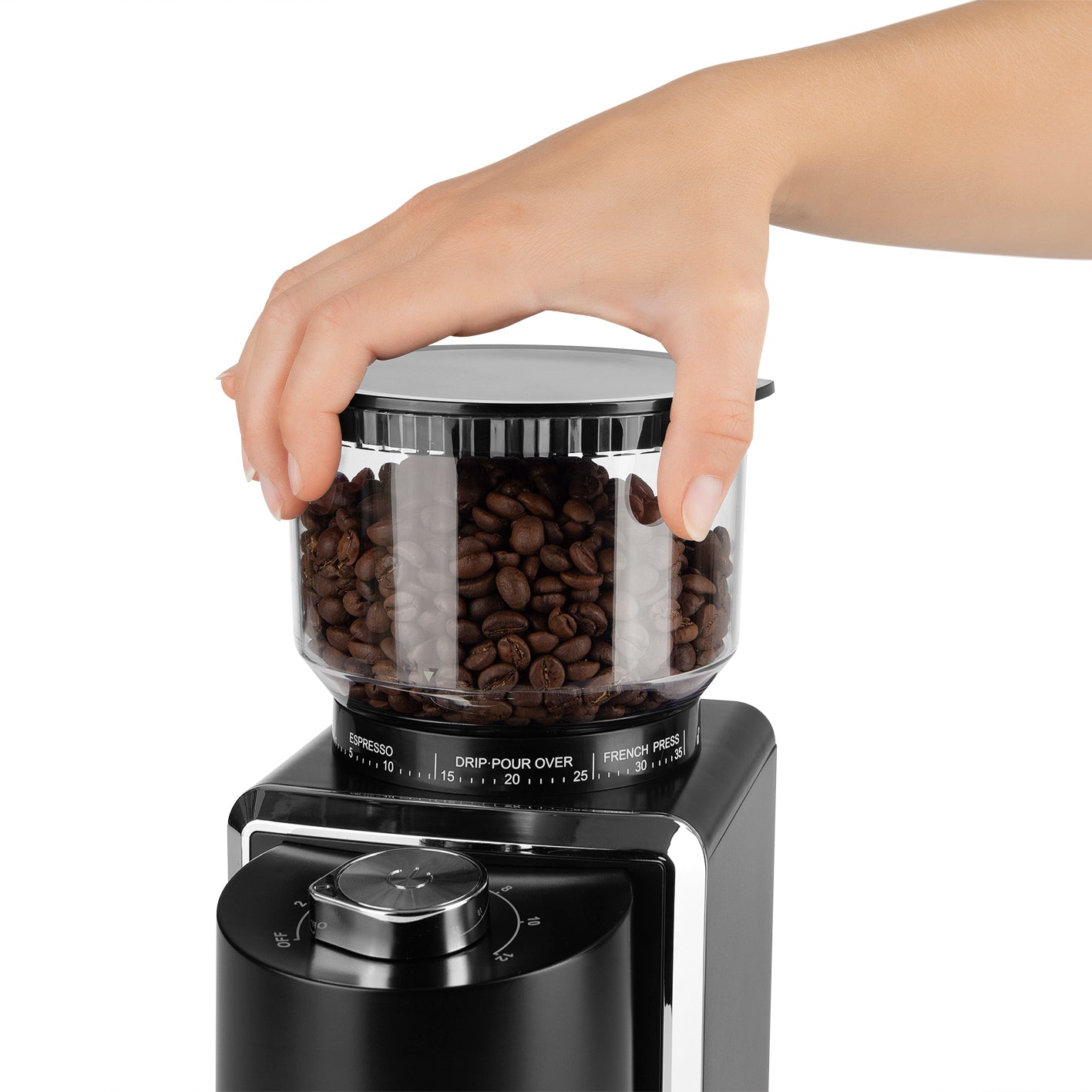 Beem Grind-Perfect Macinacaffè Elettrico 250 g Acciaio
