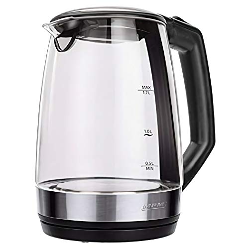 MPM MCZ-83 bollitore vetro 1,7L 2200W retroilluminato