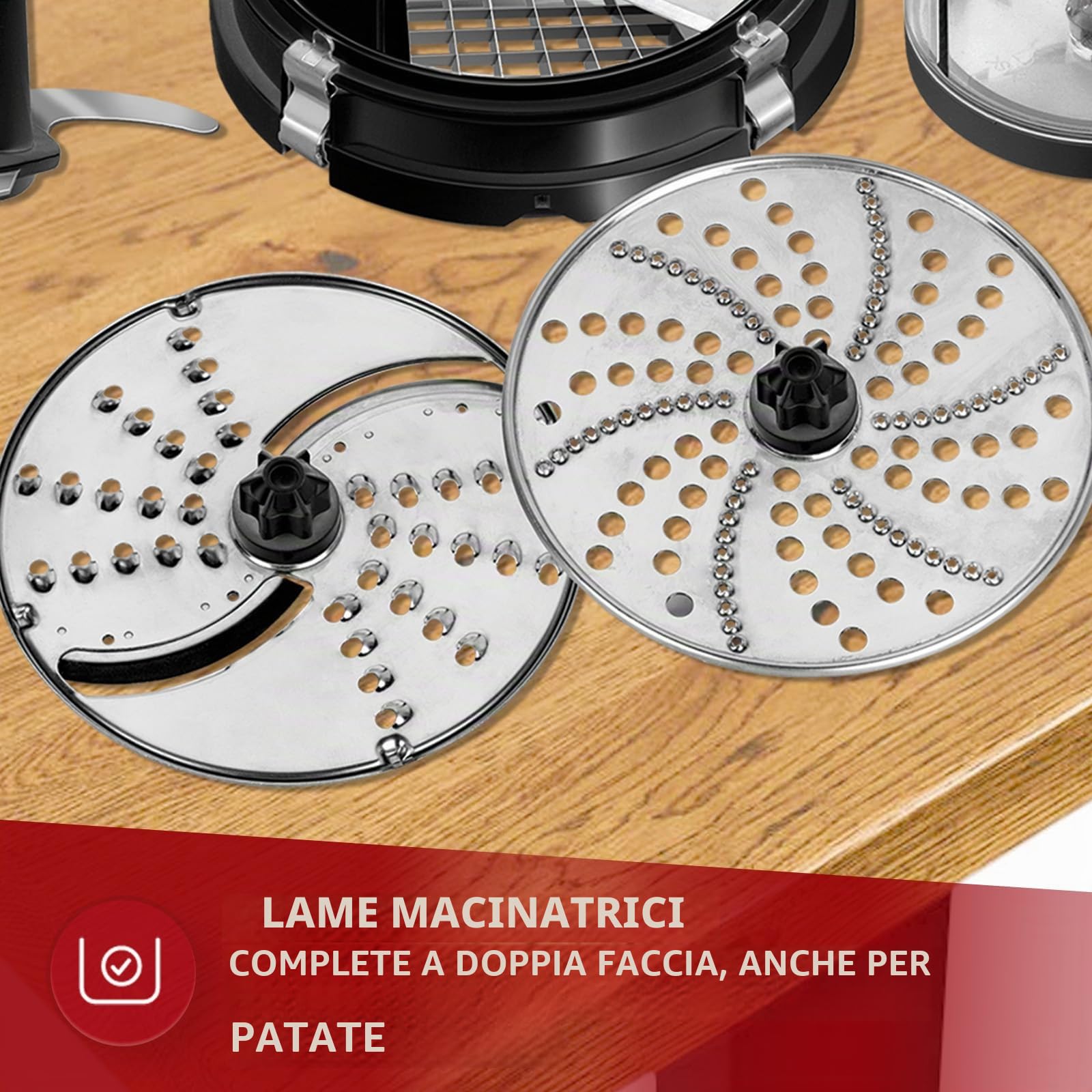 MPM MRK-17 Robot Cucina Multifunzione 800W Ciotola 2 L