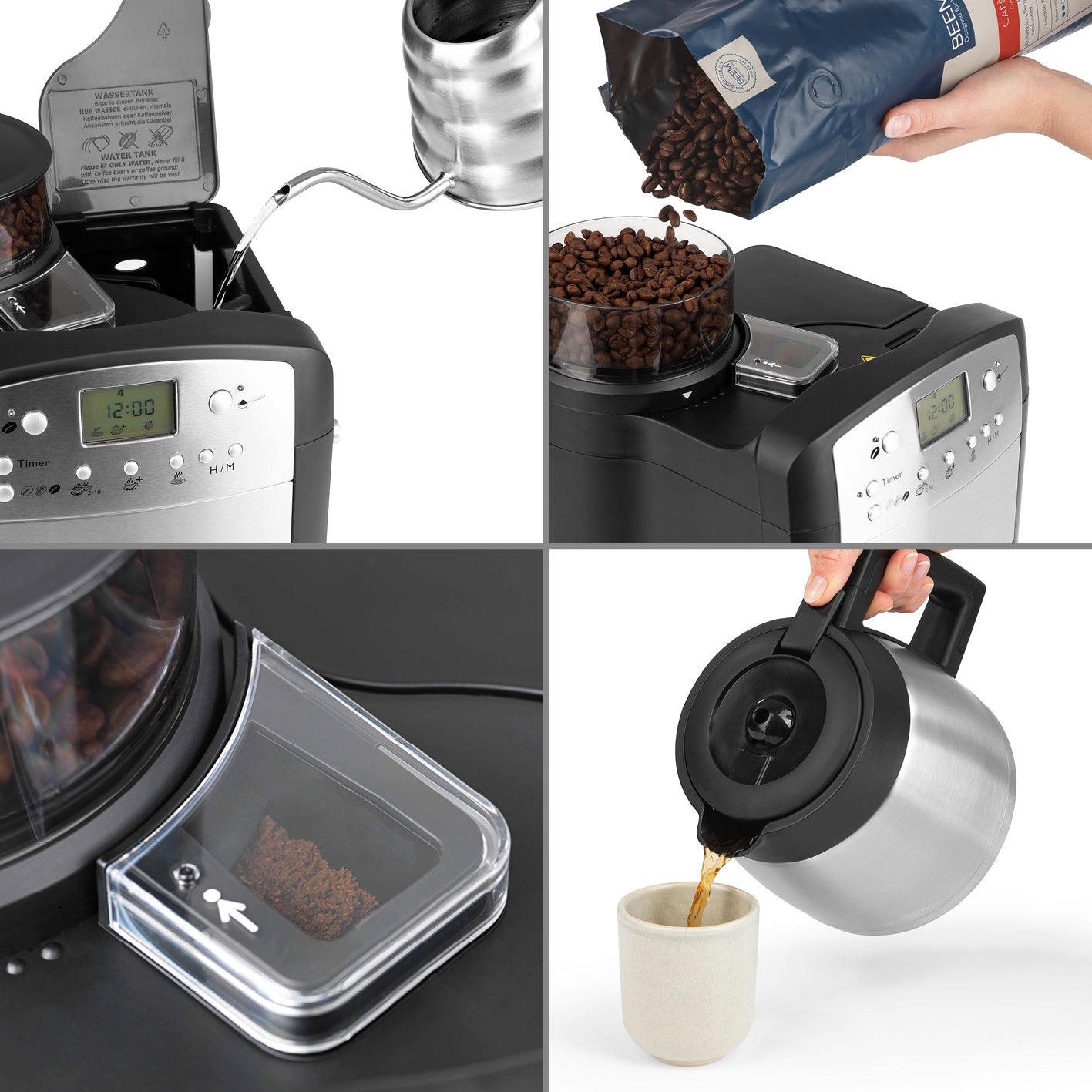 Beem Fresh-Aroma-Perfect caffettiera filtro thermo 10 tazze