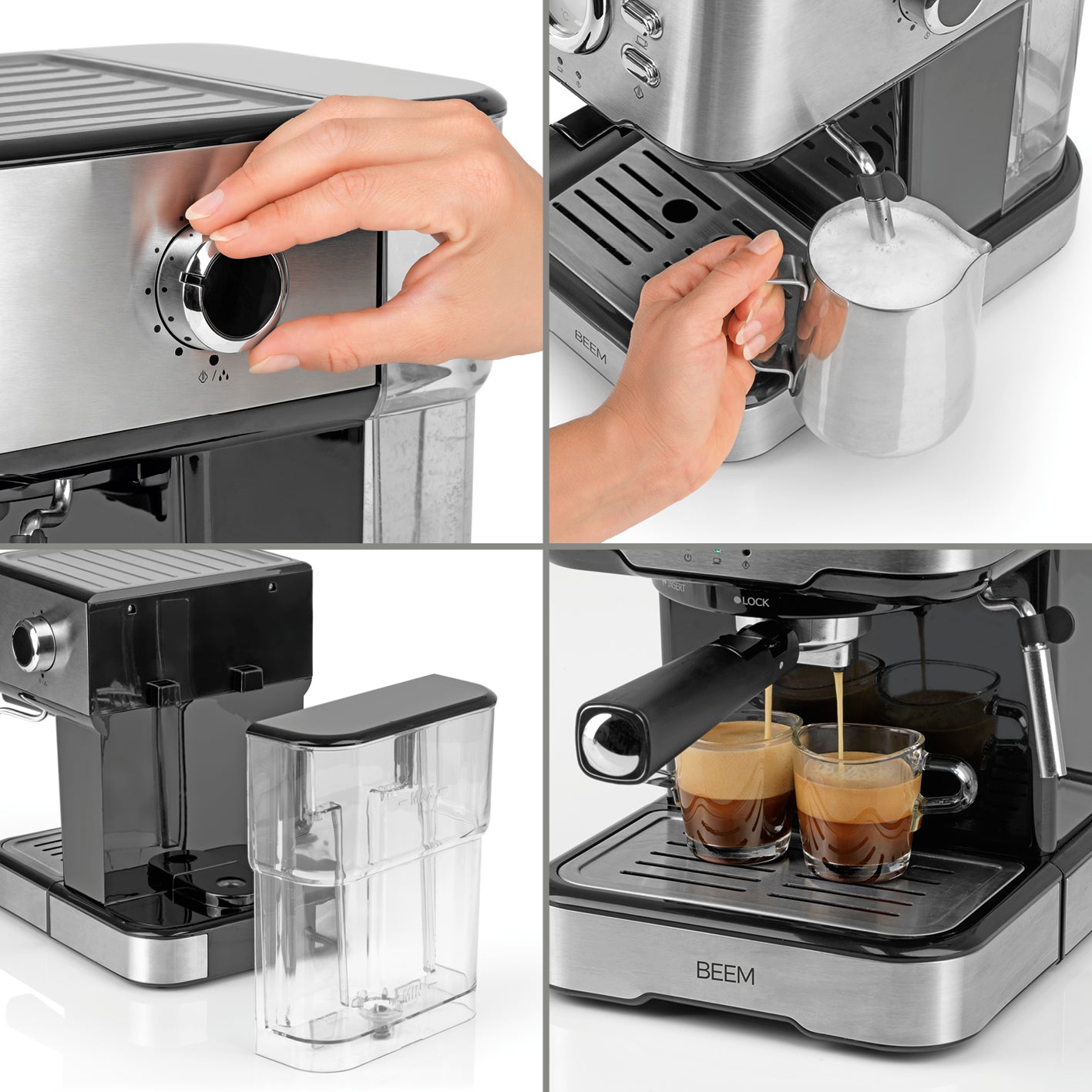 Beem Espresso-Select macchina espresso portafiltro 15 bar 1,5 L