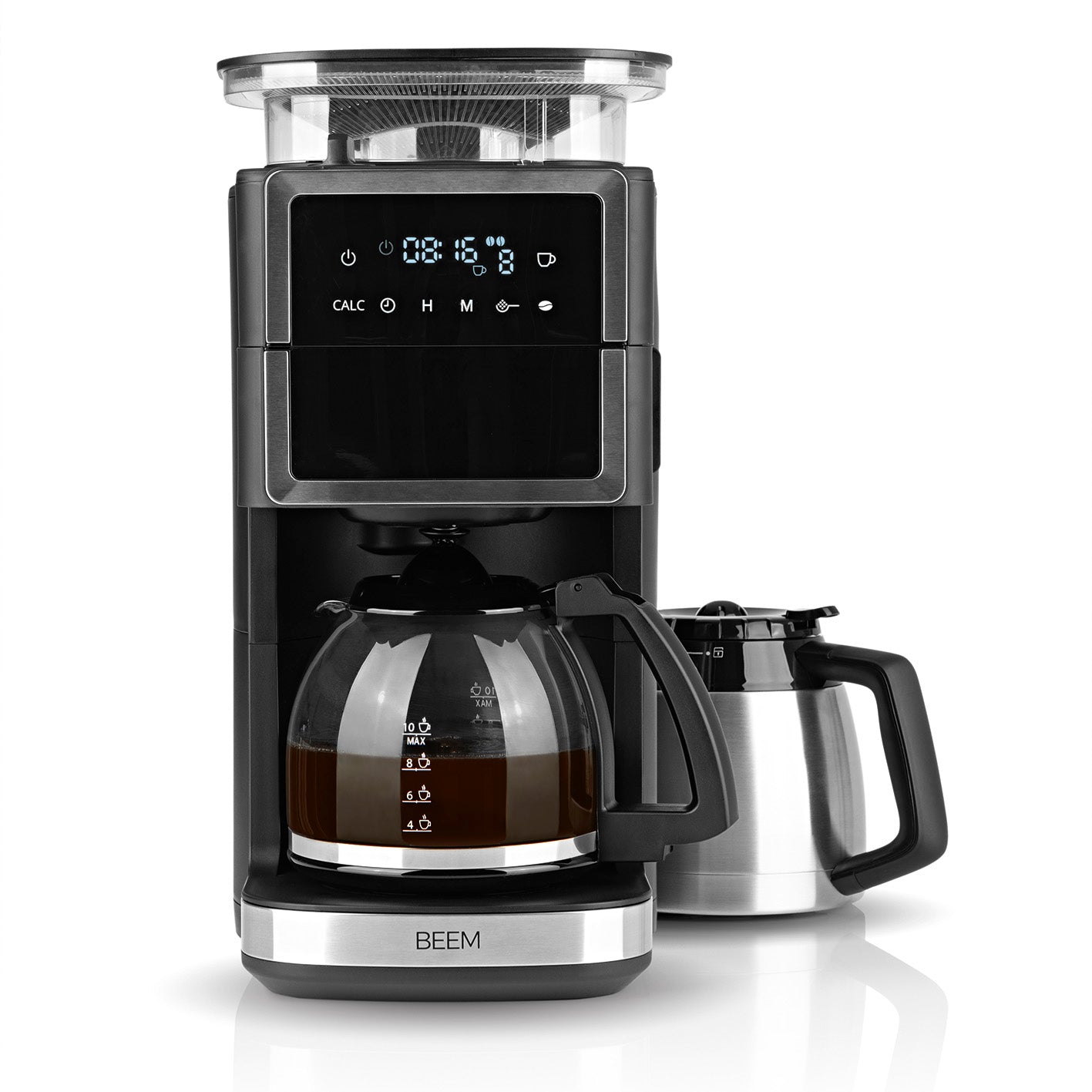 Beem Fresh-Aroma-Perfect III Duo macchina caffè filtro con macinino 1,25 L