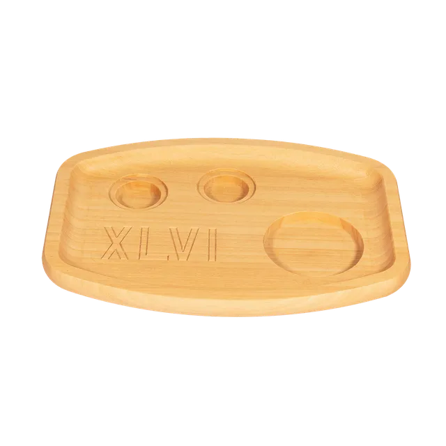 XLVI Operai del Vapore Accessori Vassoio legno Moka servizio
