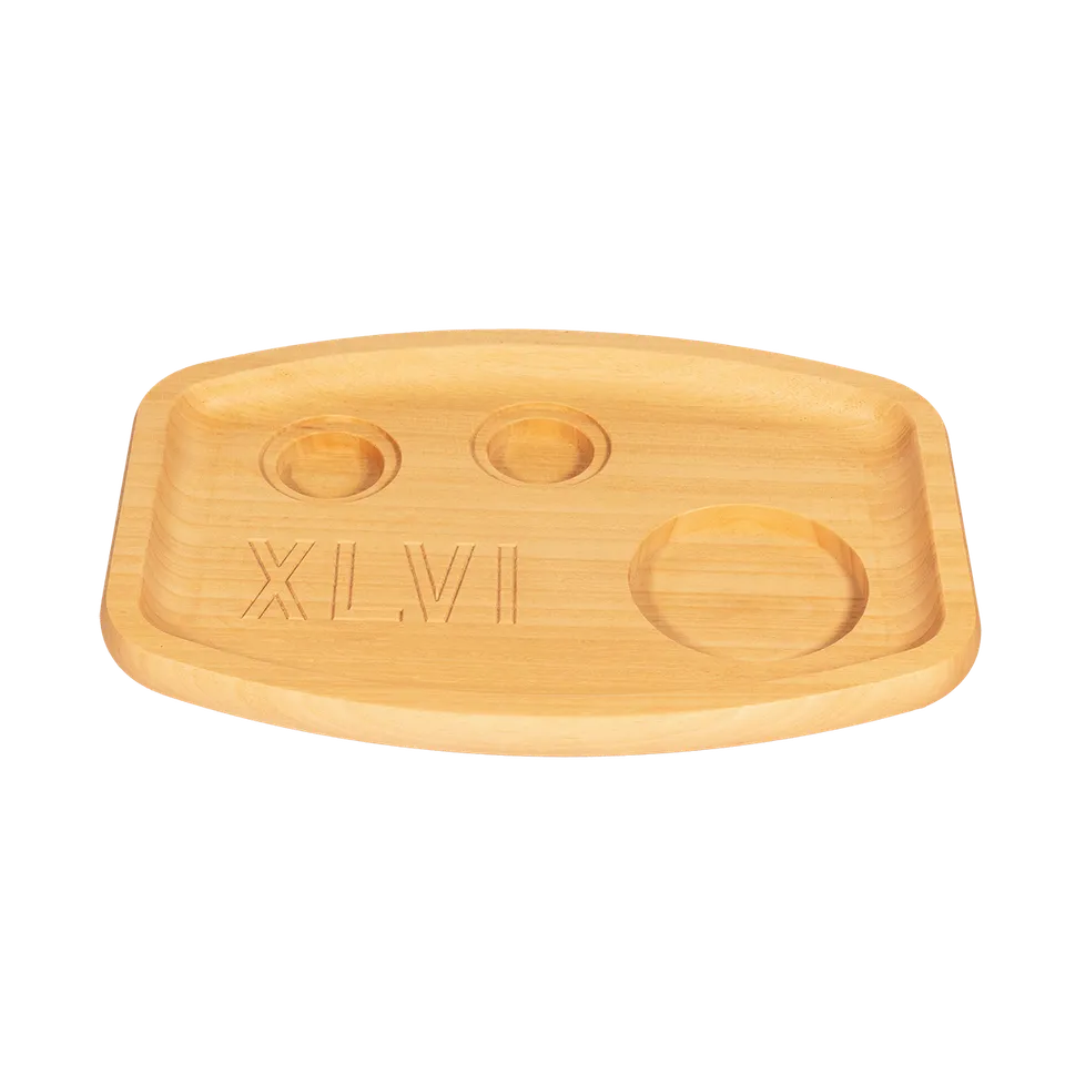 XLVI Operai del Vapore Accessori Vassoio legno Moka servizio