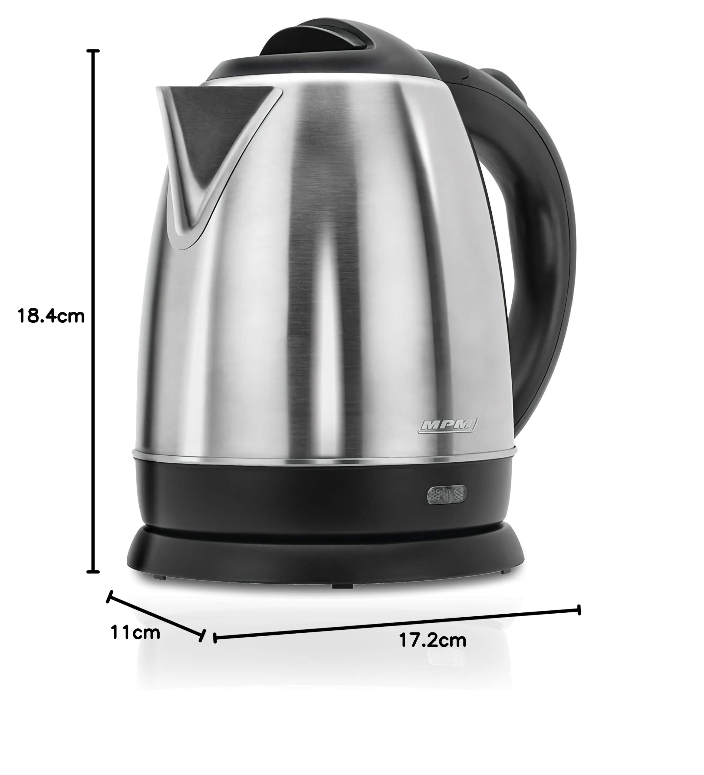 MPM MCZ-75M Bollitore Elettrico 1,2 L Acciaio 1600W