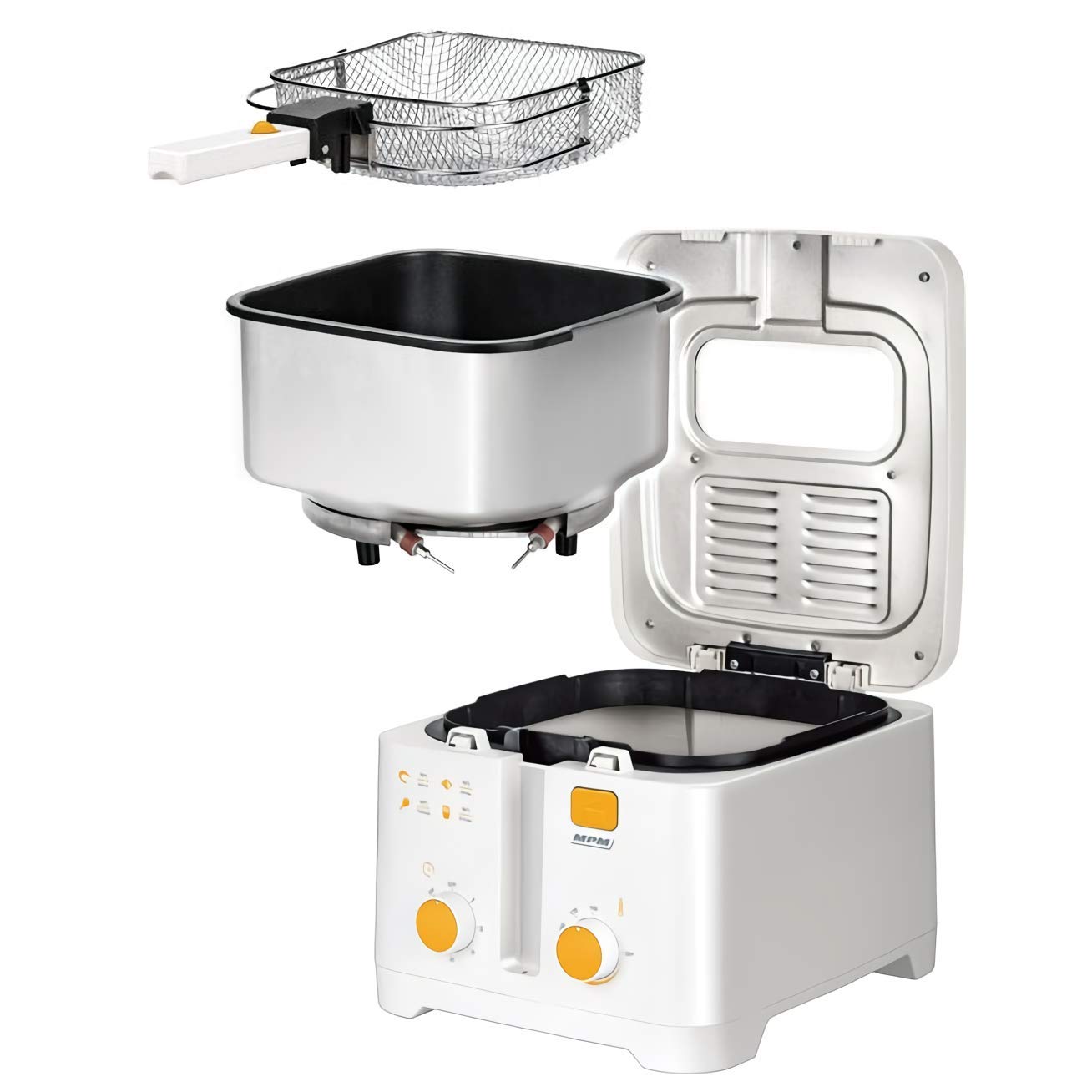 MPM MFR-08 Friggitrice Elettrica 2,5L Antiaderente 1800W
