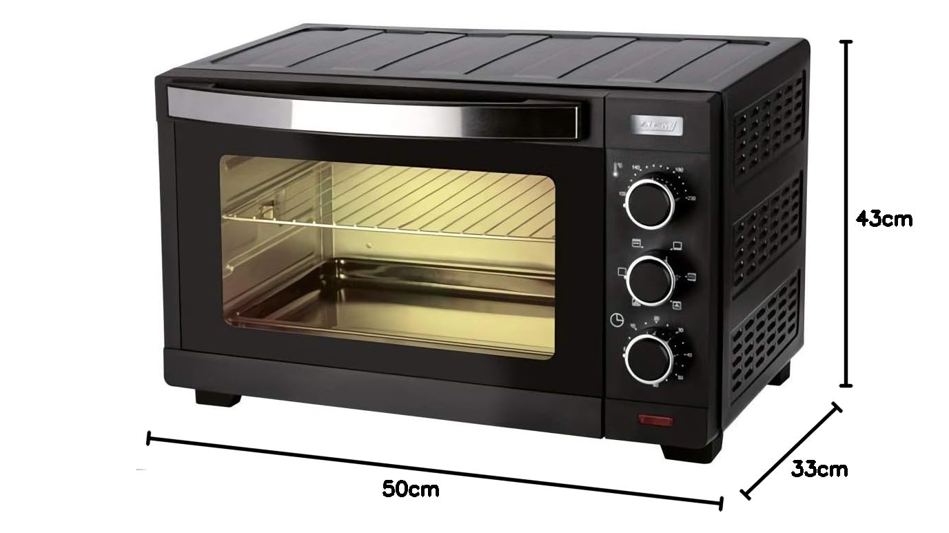 MPM MPE-09/T Forno Elettrico 30 Litri Nero 1600W