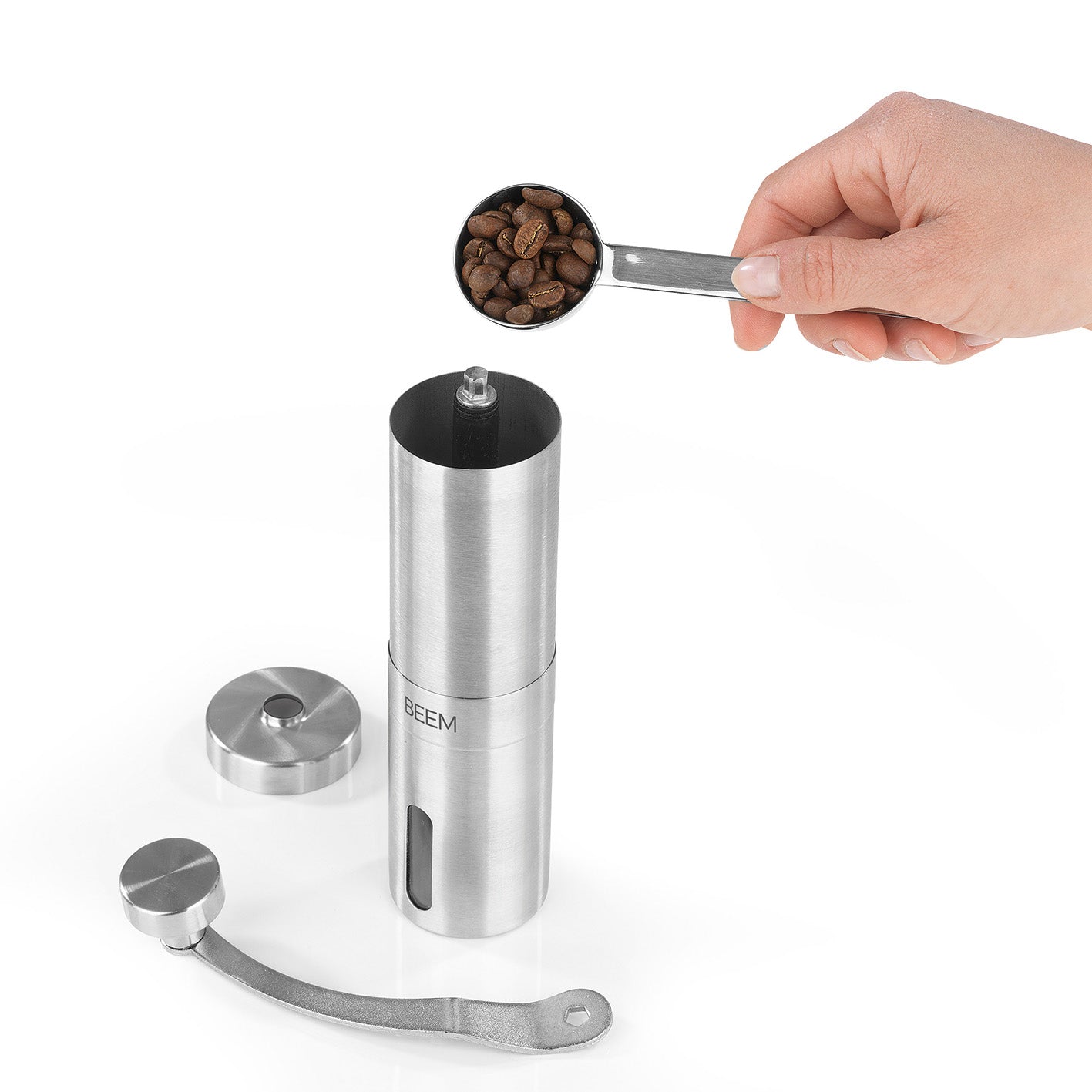 Beem Grind-2-Go Macinacaffè Manuale Ceramica 40 g