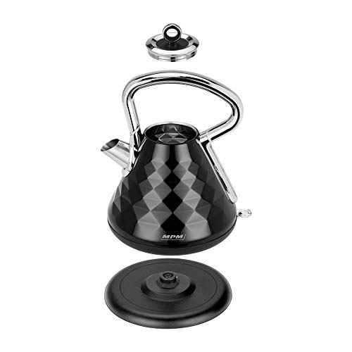 MPM MCZ-98 Bollitore Elettrico 1,7 L 3000W Nero Acciaio