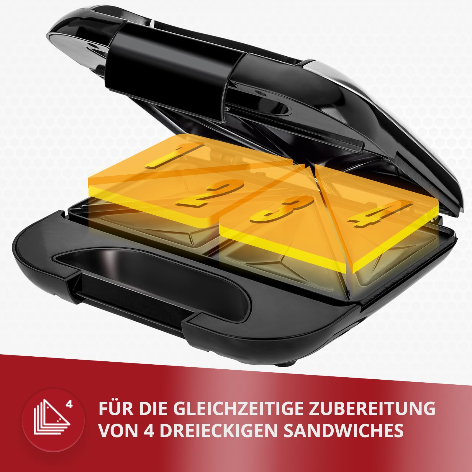 MPM MOP-19M tostiera sandwich 2 posti 750W inox