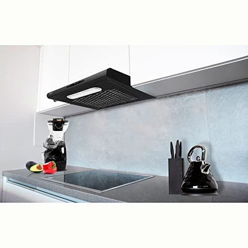 MPM 51-PX-72 Cappa Sottopensile 50cm Nero 175m3/h LED
