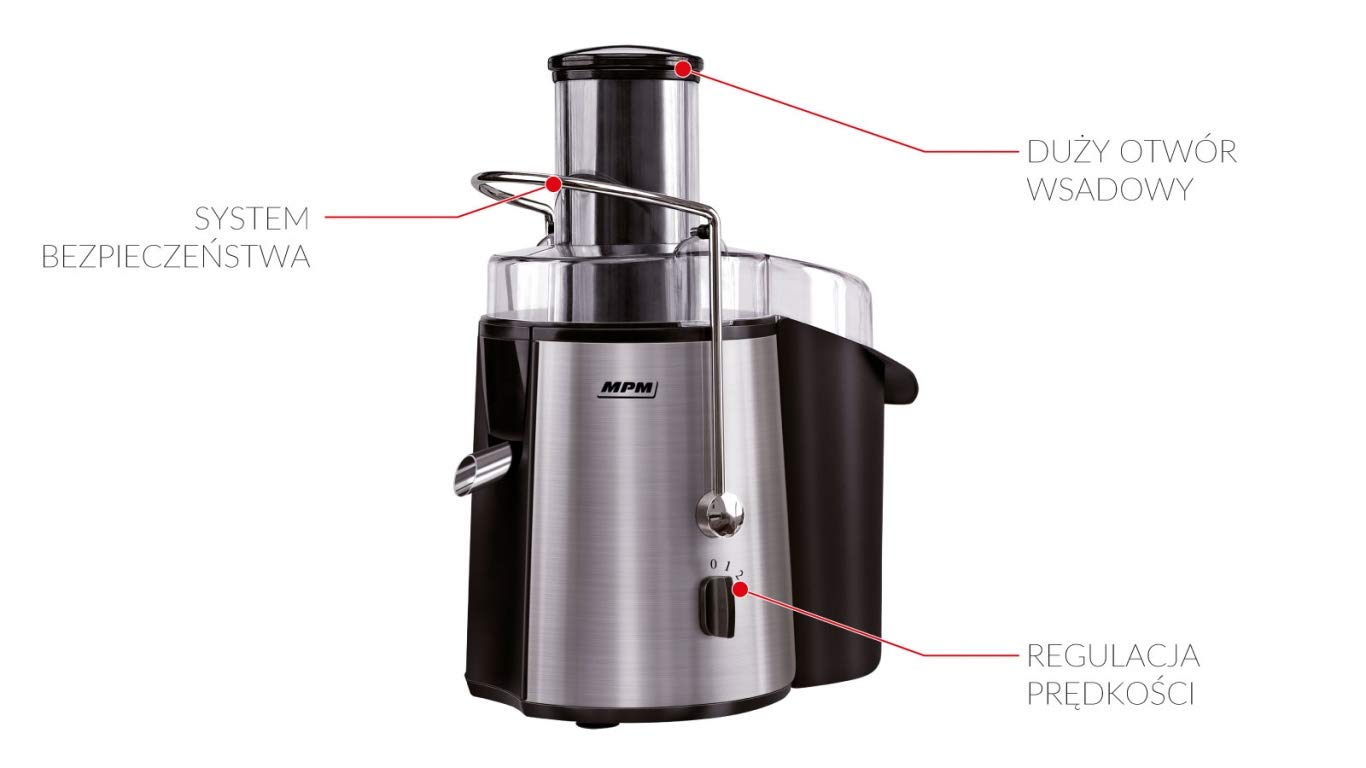 MPM MSO-06M Centrifuga 1000W Acciaio 2,2L 2 Velocità