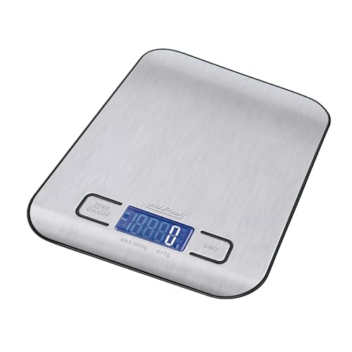 MPM MWK-02M Bilancia Cucina Digitale 5 kg Acciaio