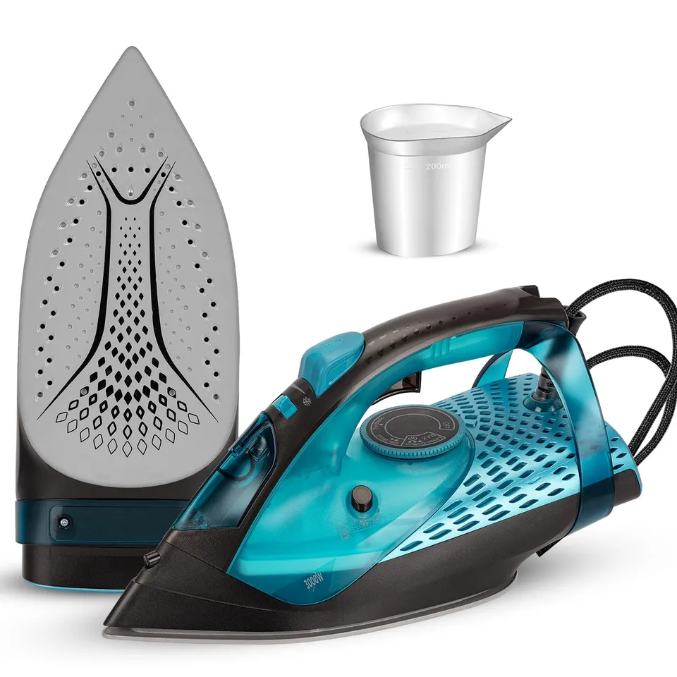 MPM Ferro da Stiro a Vapore 3500 W Suola in Ceramica