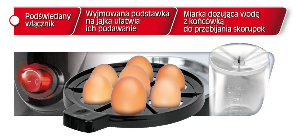 MPM MGJ-01M Cuociuova Elettrico 7 Uova Acciaio 350W