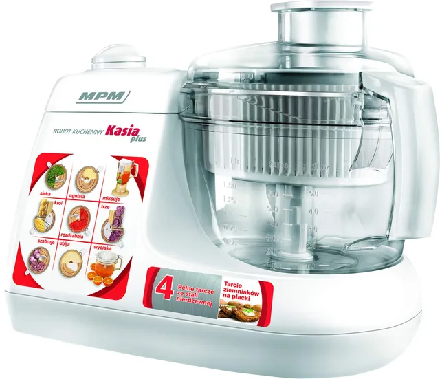 MPM MRK-11 robot cucina bianco 800W 1,5 L 8 accessori