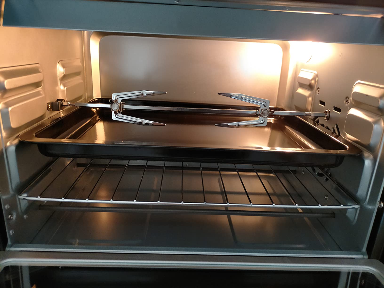MPM MPE-06/T Forno Elettrico Ventilato 32 L 1600W Girarrosto