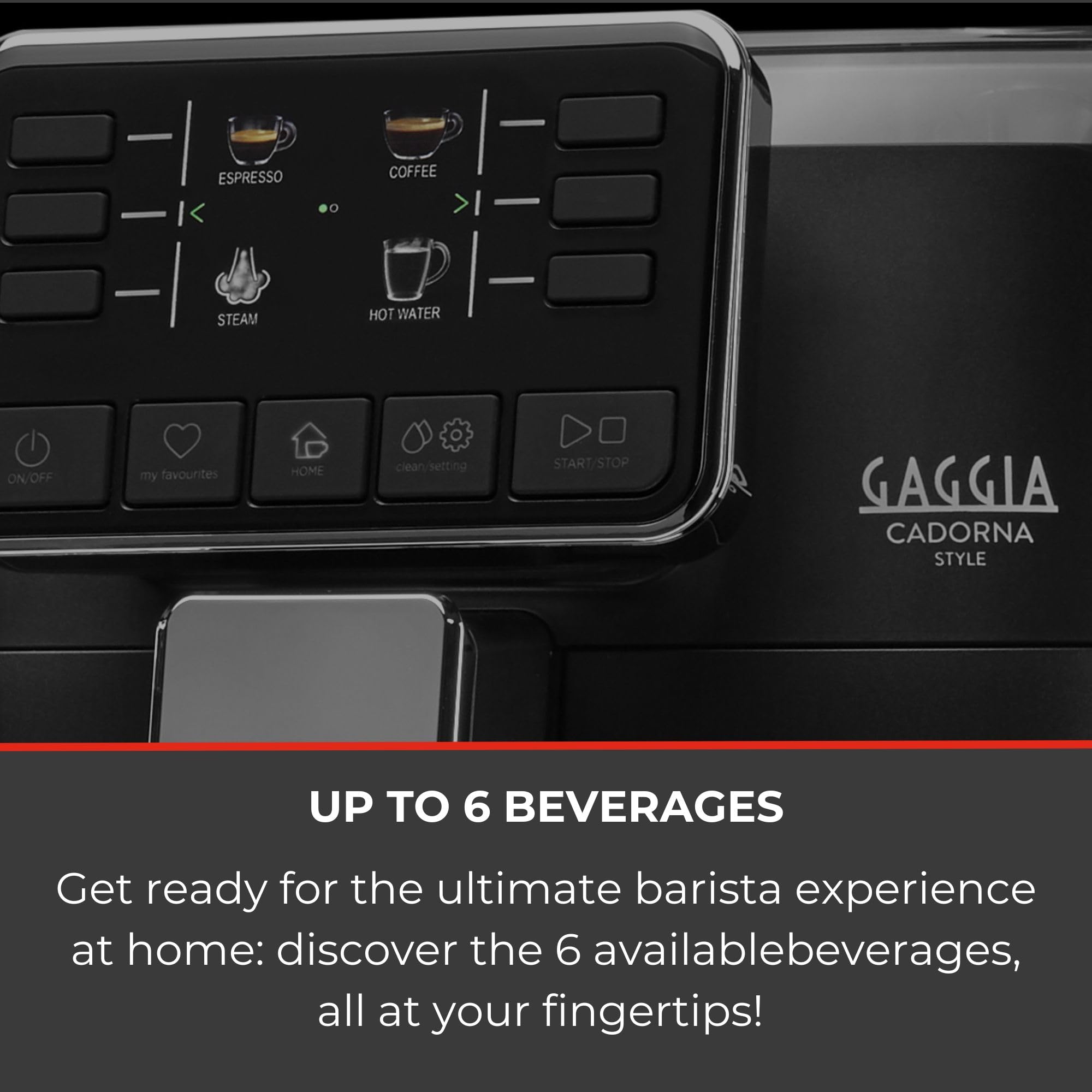 Gaggia Cadorna Style RI9600/01 automatica nera 6 bevande