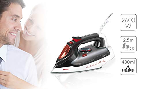 MPM MZE-17 ferro da stiro a vapore ceramica 2600W 430ml