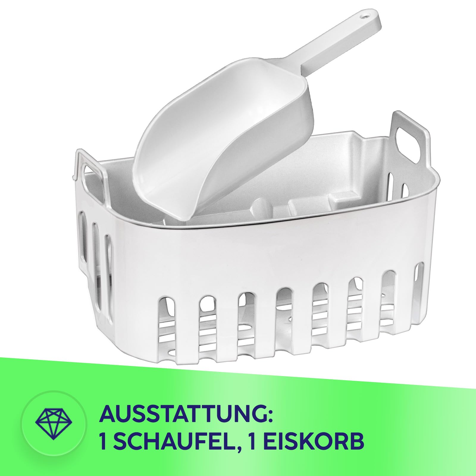 MPM MKD-105 Macchina Ghiaccio 12kg/24h 2 Misure Autopulente