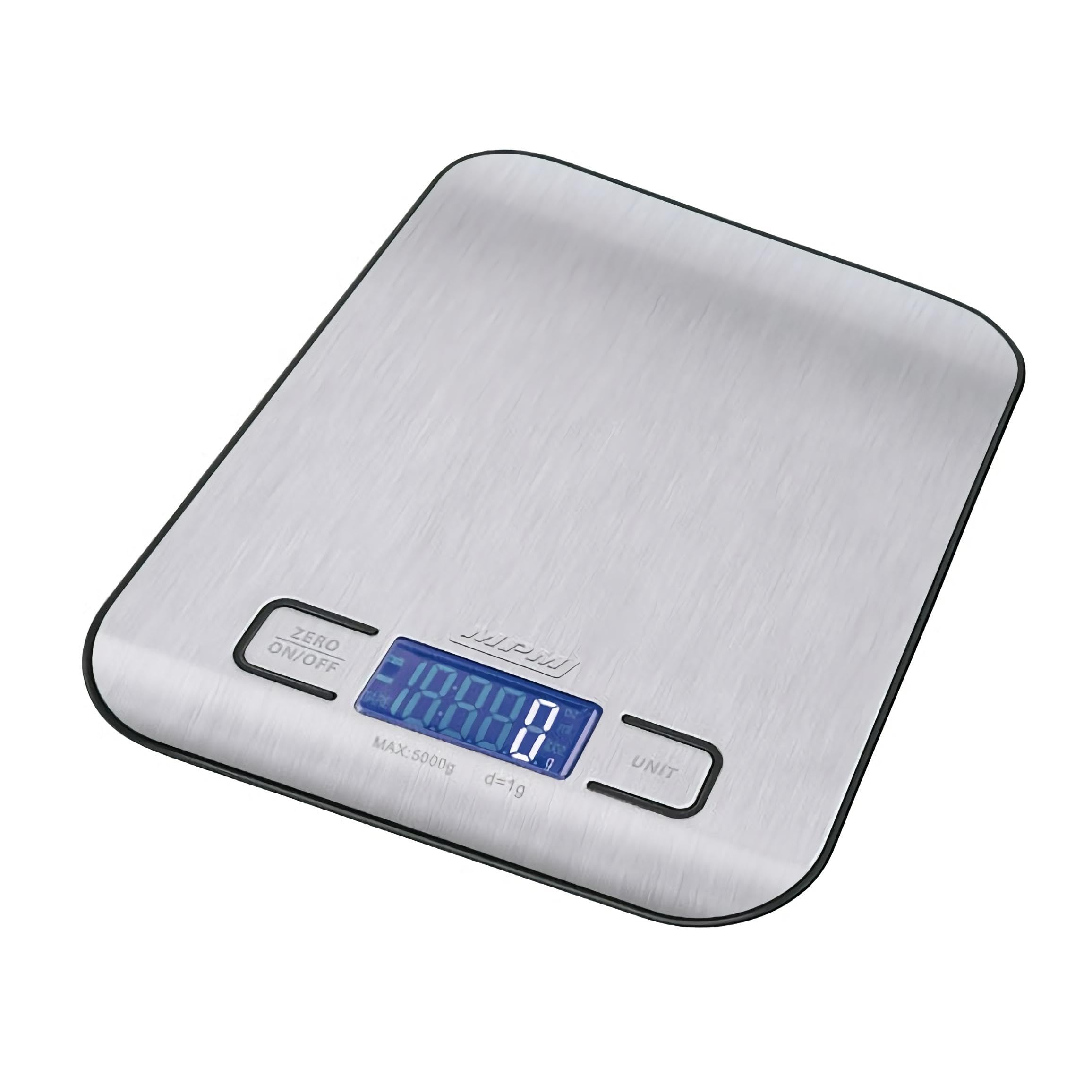 MPM MWK-02M Bilancia Cucina Digitale 5 kg Acciaio