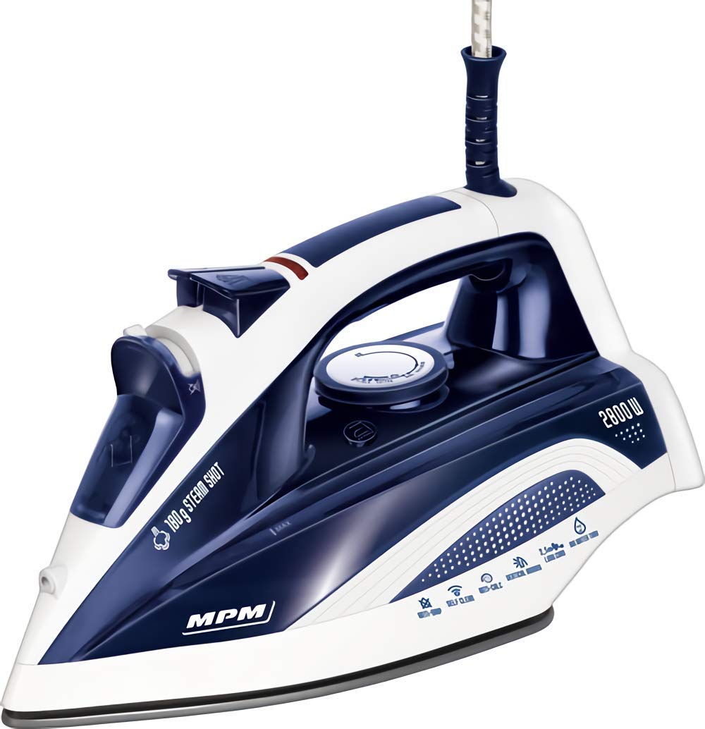 MPM MZE-21/N Ferro da Stiro a Vapore Ceramica 2800W