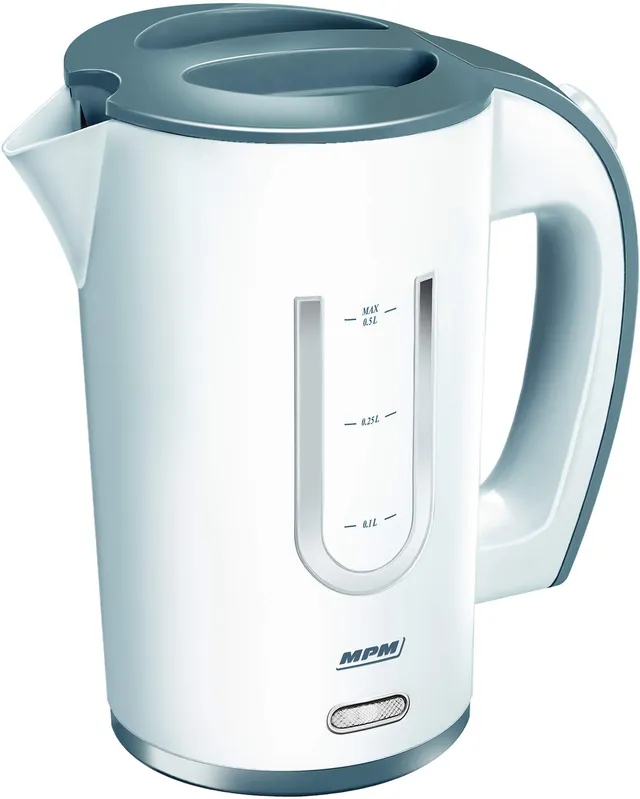 MPM bollitore viaggio 0,5 L bianco 1000W 2 tazze