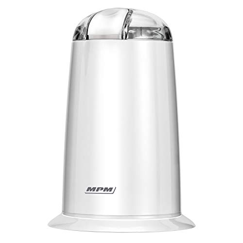 MPM MMK-07 Macinacaffè Elettrico 40 g Bianco 140W