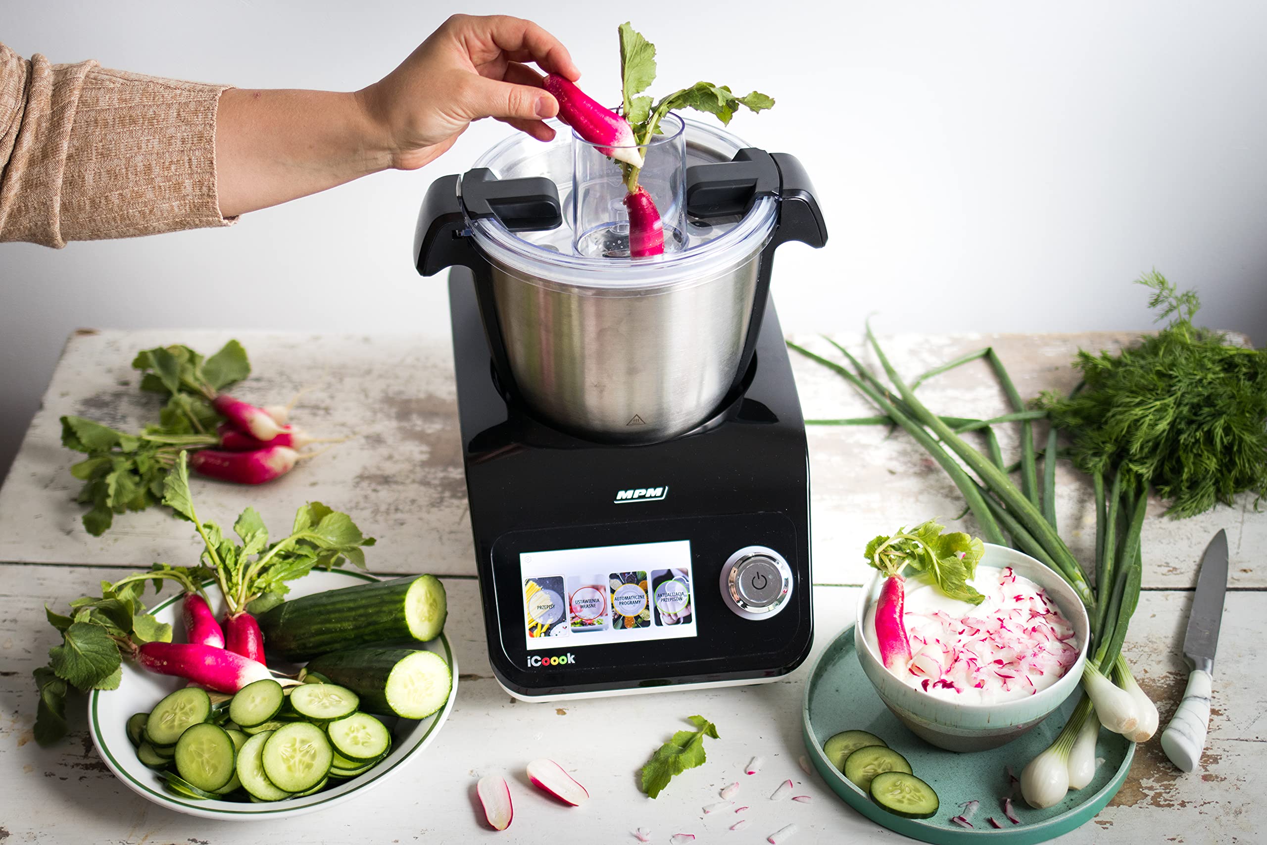 MPM iCoook MRK-18 Robot Cucina 3,5 L 12 Velocità Turbo