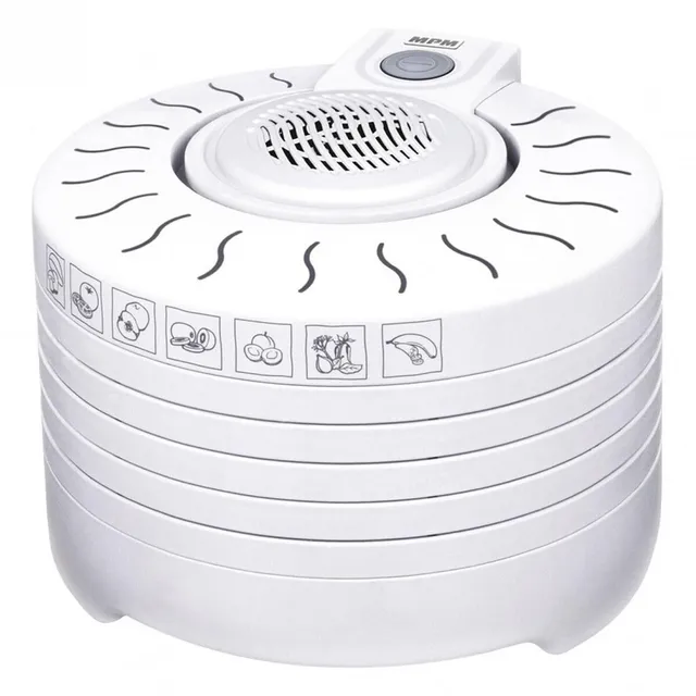 MPM MSG-01 Essiccatore Alimentare 5 Vassoi 250W Bianco