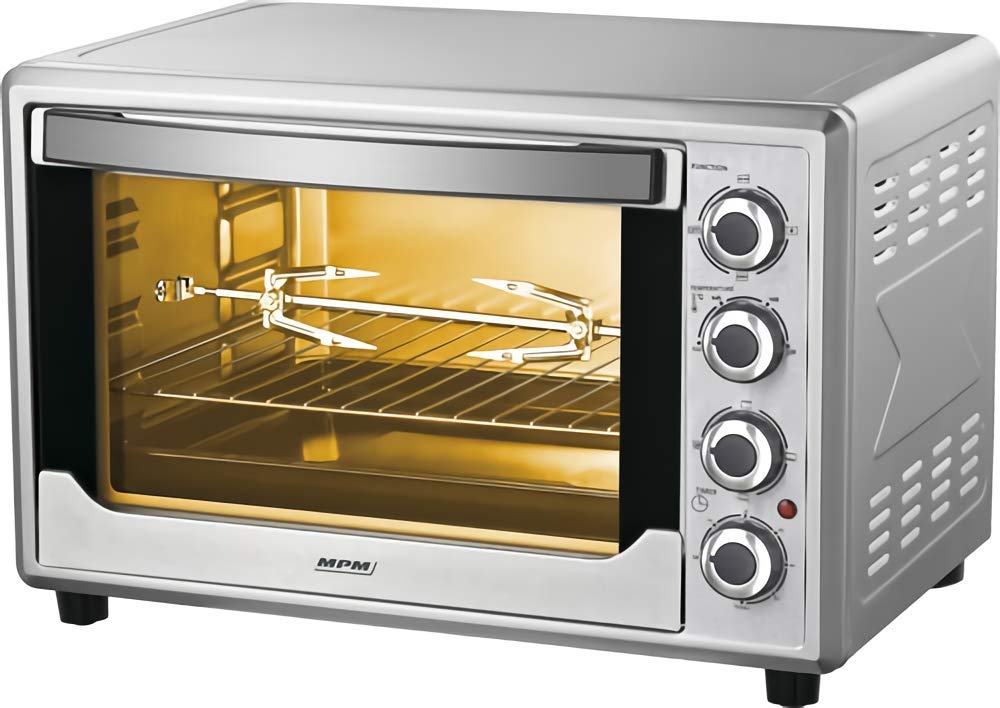 MPM MPE-08/T Fornetto 45L 2000W Girarrosto Acciaio