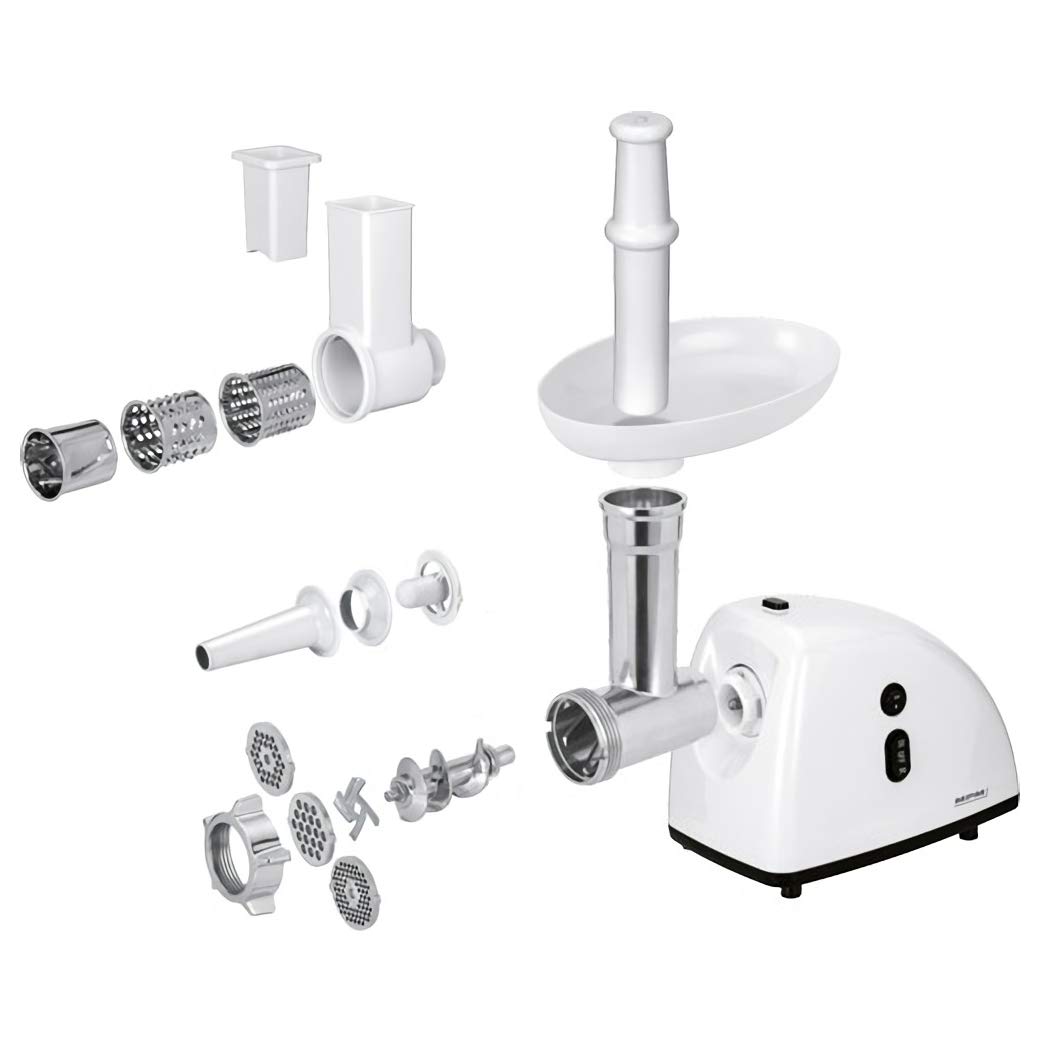 MPM MMM-06 Tritacarne Elettrico 720W con 3 Dischi Inox