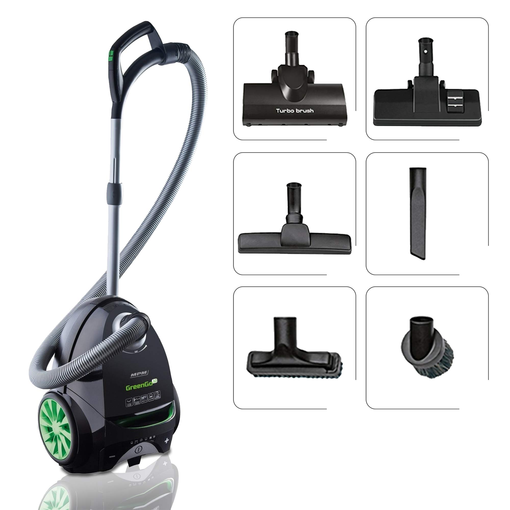 MPM MOD-28 aspirapolvere con sacco 4,5 L 750 W HEPA 13