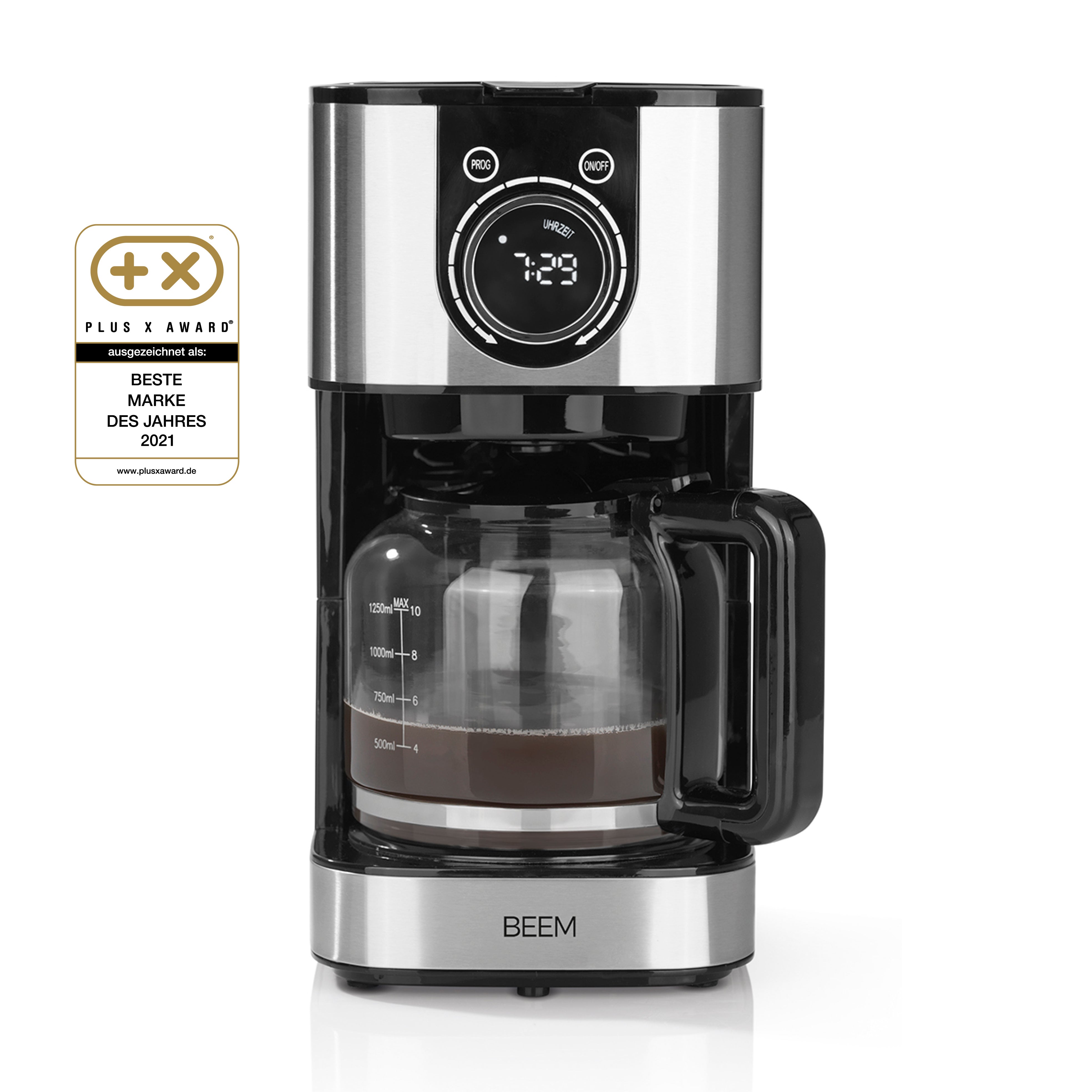 Beem Fresh-Aroma-Switch caffettiera filtro vetro 10 tazze