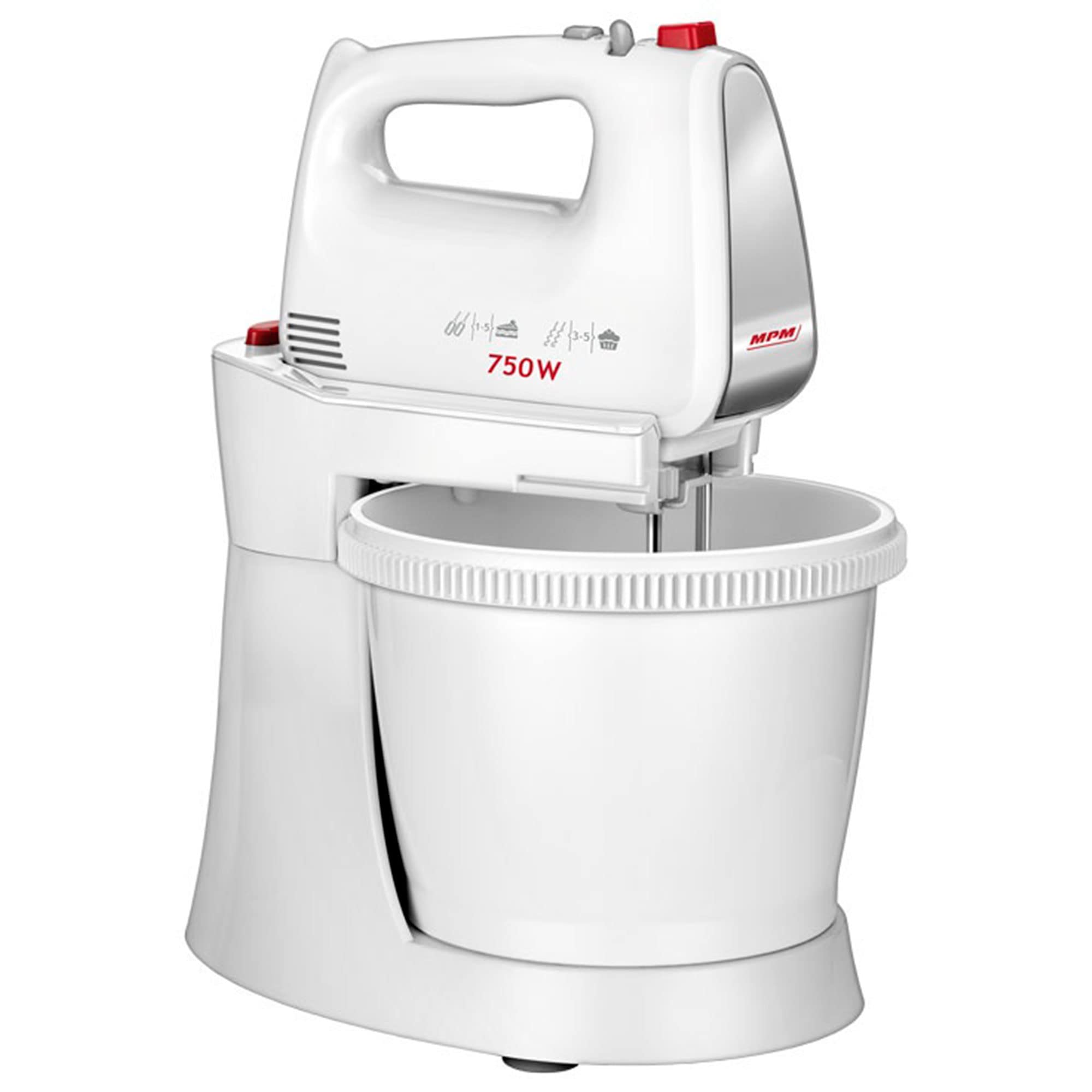 MPM MMR-22Z impastatrice 750W 2 ciotole 3 L turbo