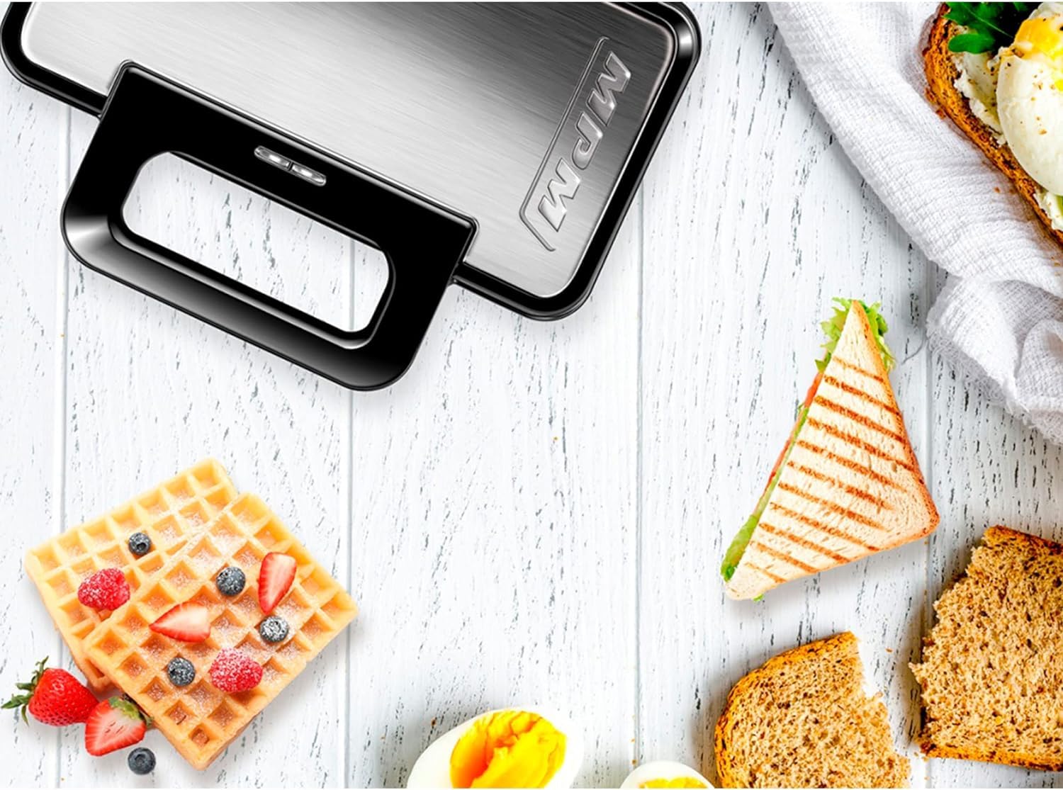 MPM MOP-43M Tostiera 3in1 Sandwich 1000W Piastre