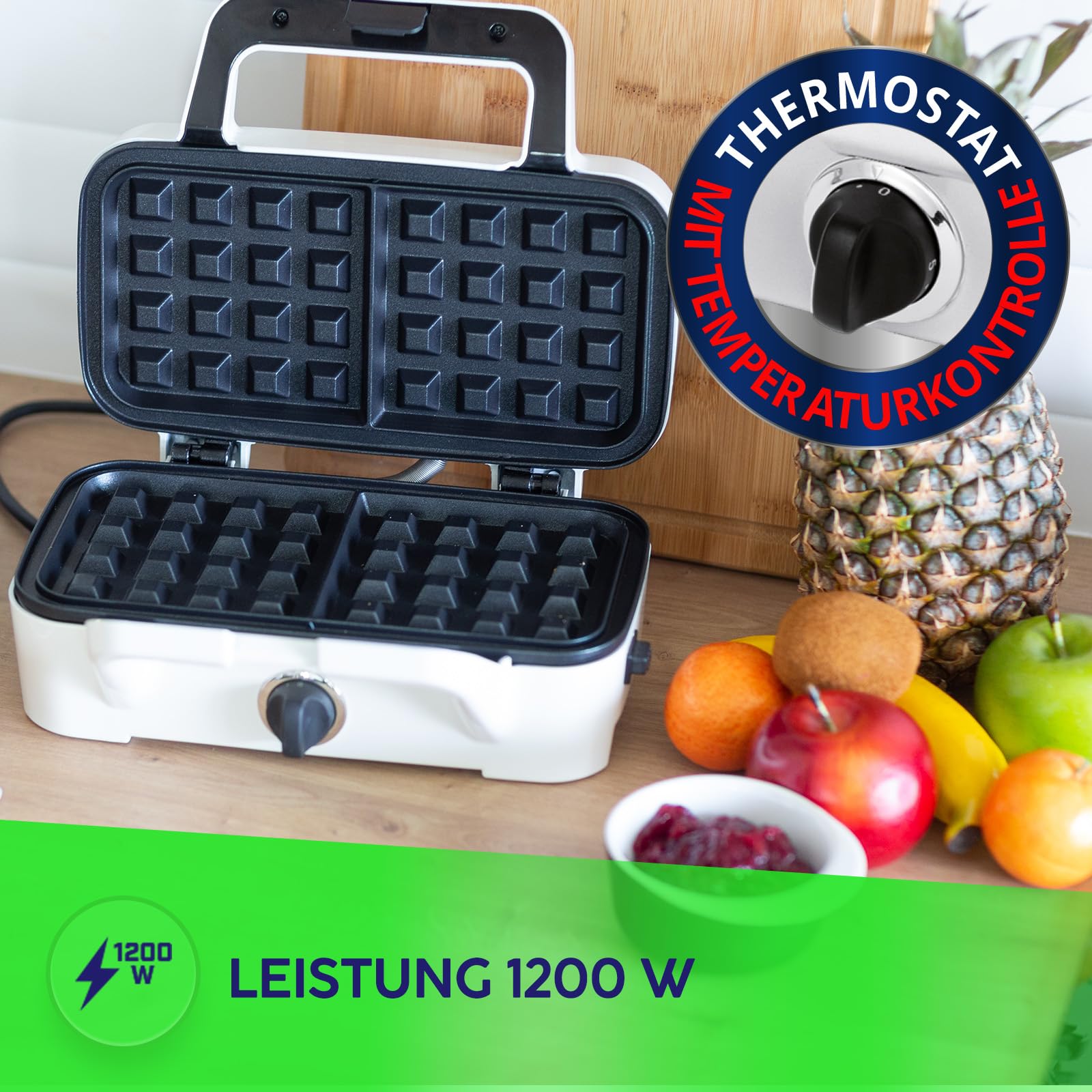 MPM MOP-33M sandwich maker 3 in 1 piastre 1200W
