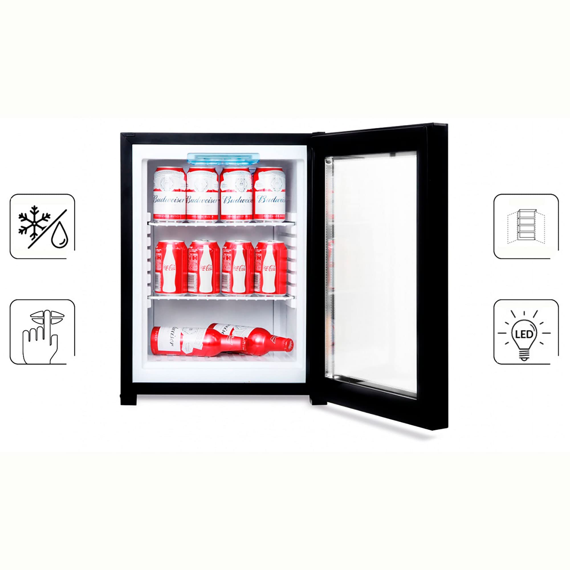 MPM 35-MBV-07 minifrigo 34 L nero termoelettrico